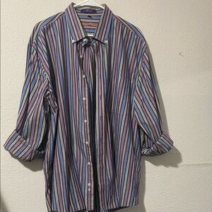 Multicolor Striped Men's Shirt